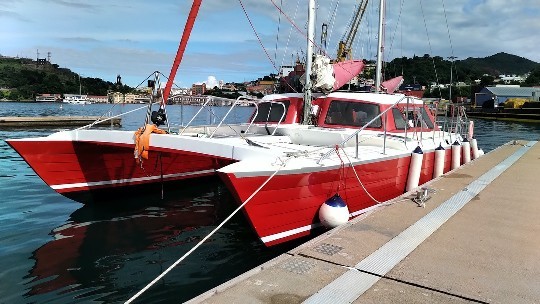 Used Sail Catamaran for Sale 1979 Spronk 50 Boat Highlights